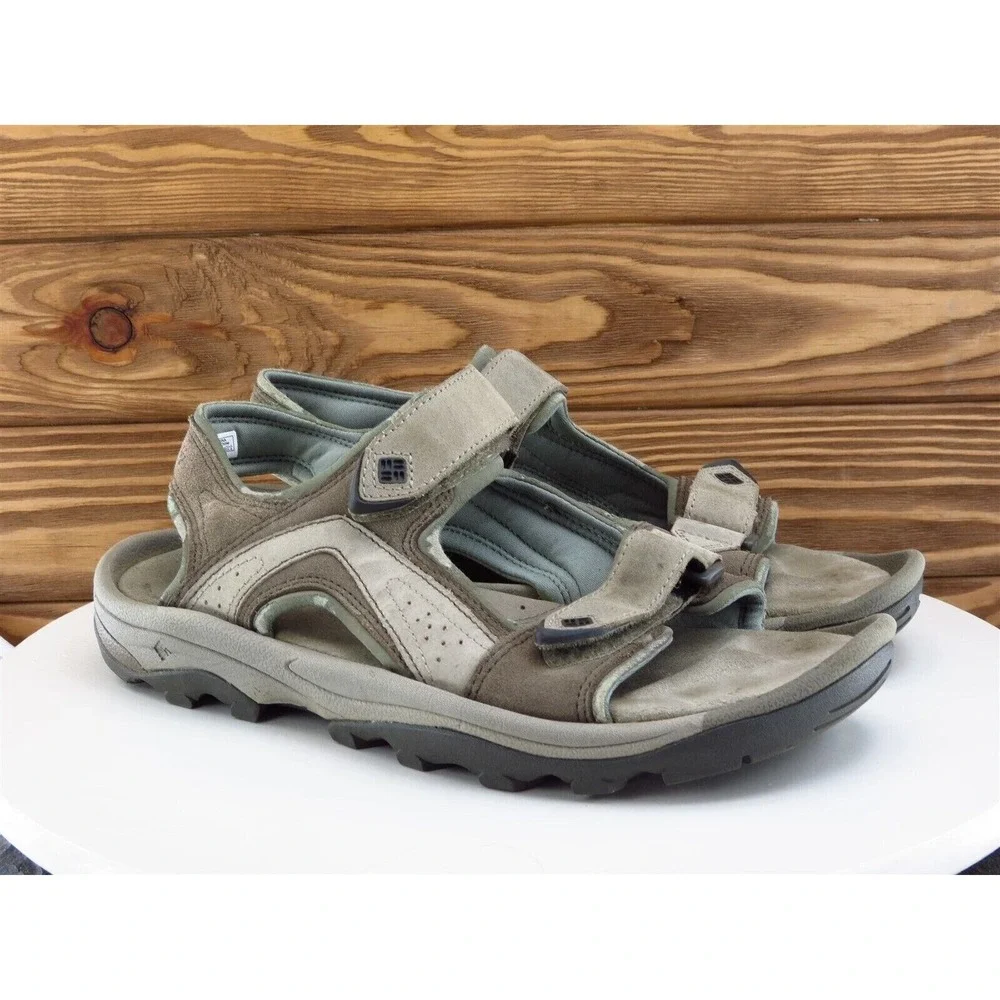Columbia Size 10 M Women Sandal Sport Sandals Brown Leather Crescent‎ Trail
